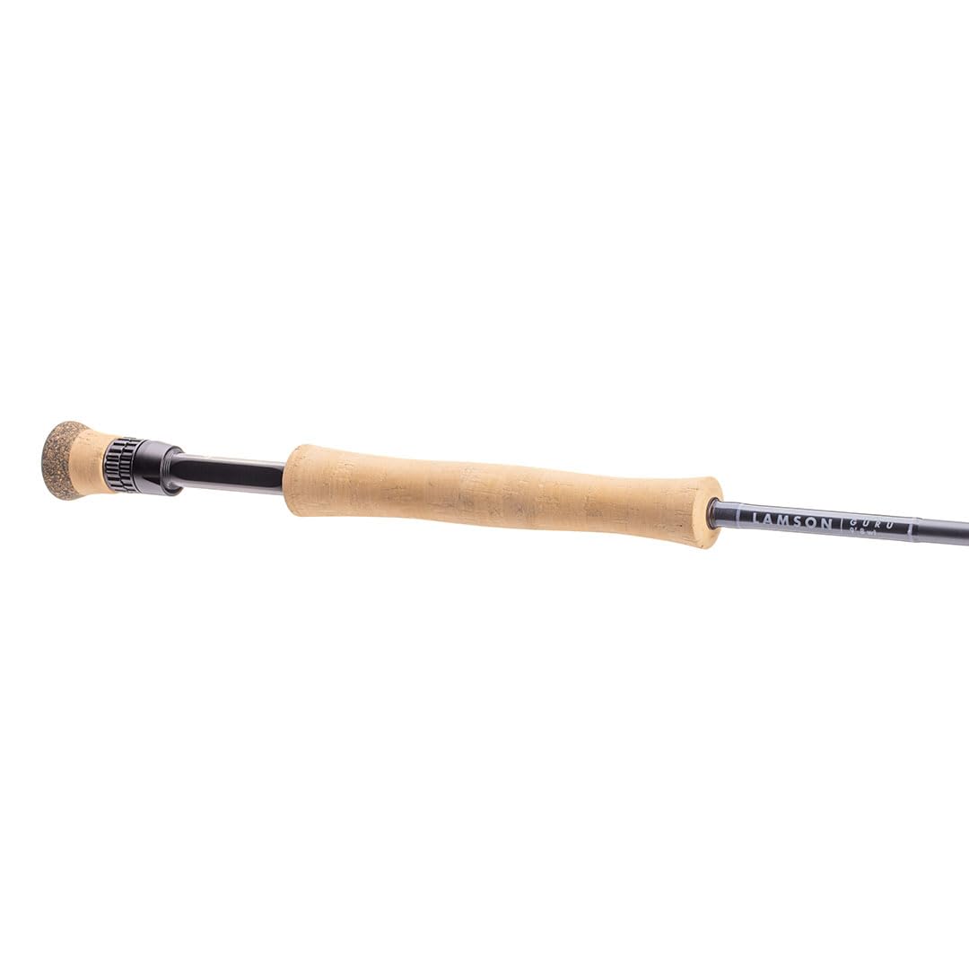 LAMSON | Guru Medium Fast Action 8wt Fly Fishing Rod | All-Water | 9 Foot 4-Piece W/Tube | W/Fighting Butt