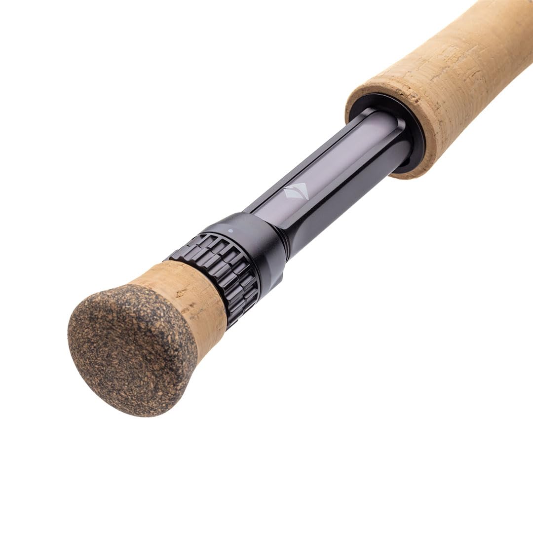 LAMSON | Guru Medium Fast Action 8wt Fly Fishing Rod | All-Water | 9 Foot 4-Piece W/Tube | W/Fighting Butt