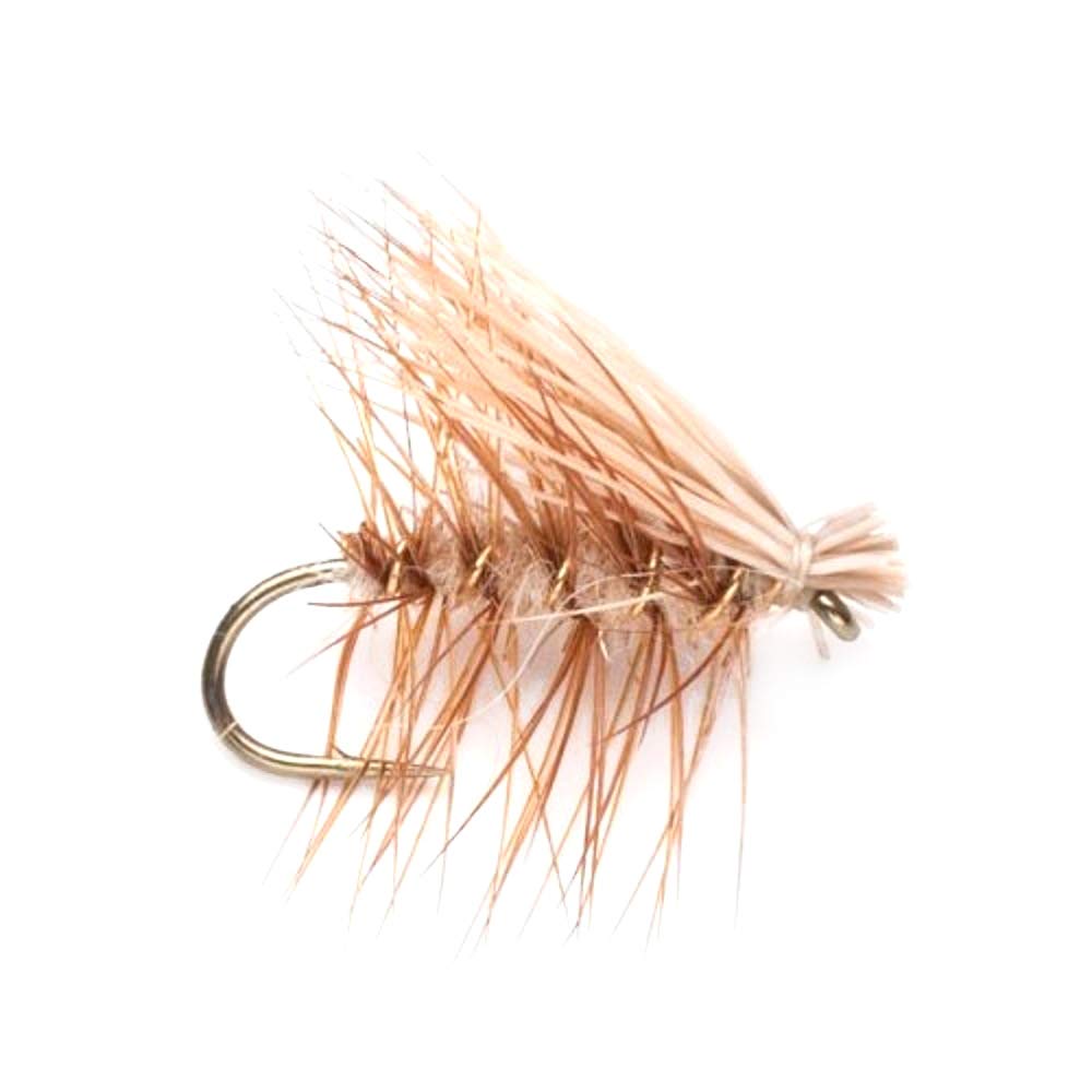 The Fly Fishing Place Basics Collection - Elk Hair Caddis Dry Fly Assortment - 10 Dry Fishing Flies - 5 Patterns - Hook Sizes 12, 14, 16, 18