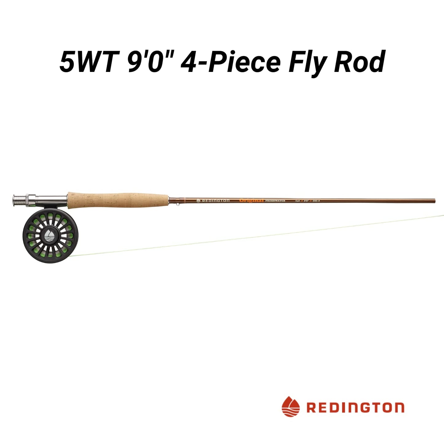 Redington Freshwater Fly Fishing Kit 5WT 9'0" Combo and Rio Products 20pc Stillwater Freshwater Fly Assortment Bundle