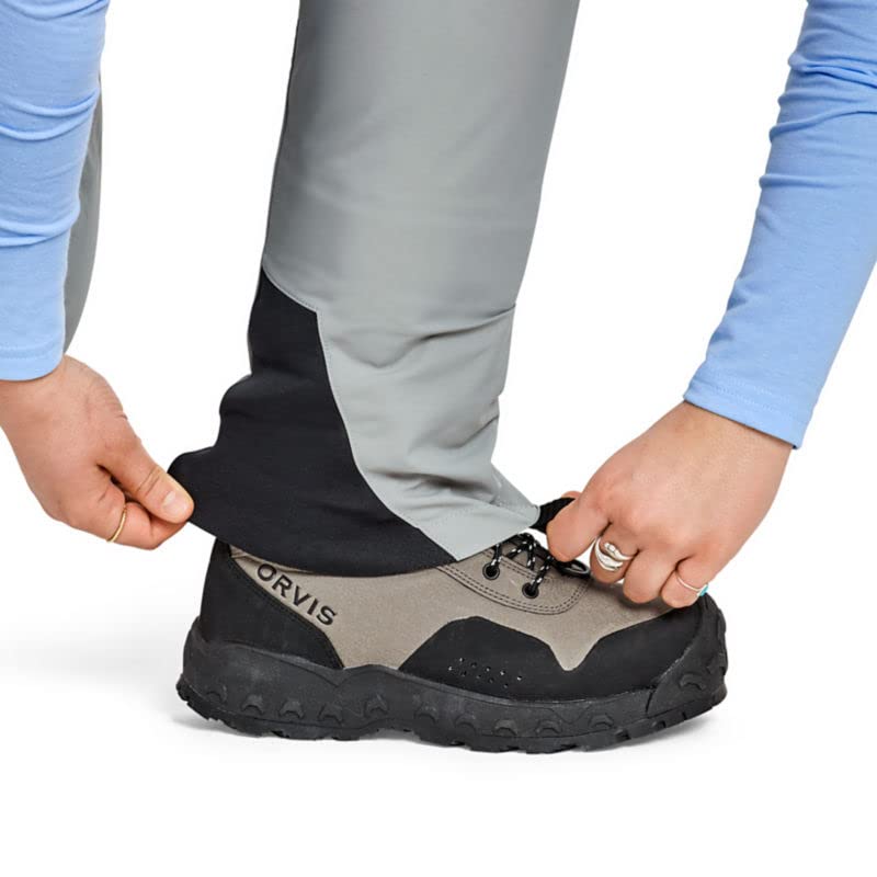 Orvis Clearwater Chest Waders for Women - Waterproof Fly Fishing Waders with Neoprene Booties, External Storage Pocket, Stone - L/Regular