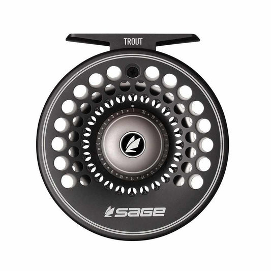 Sage Fly Fishing - Trout 2/3/4 (2-4 WT) Reel - Stealth/Silver