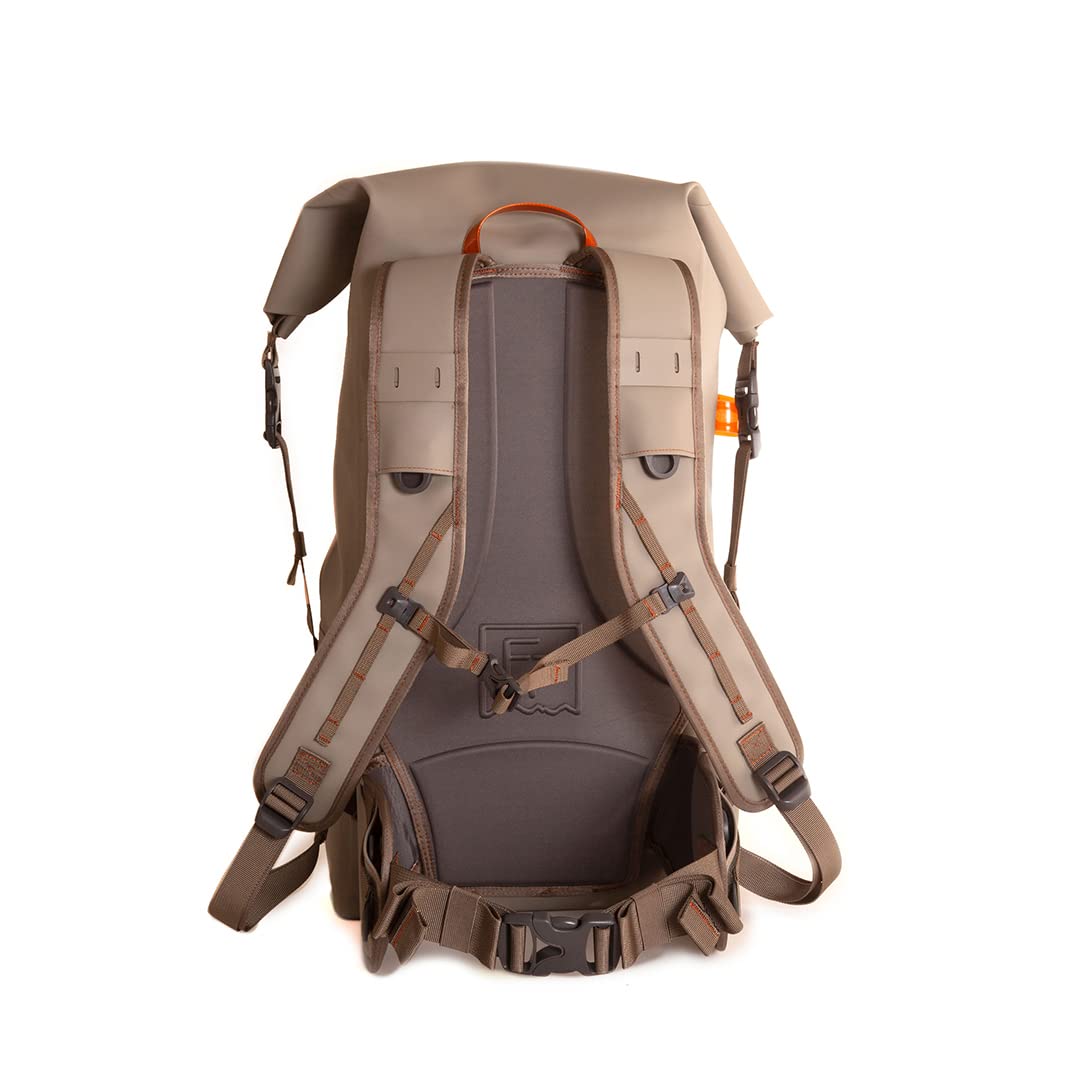 fishpond Wind River Roll-Top Waterproof Fishing Backpack For Tackle and Travel | Rolltop Backpack - Eco Shale