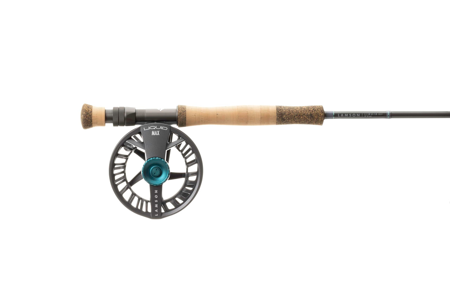 LAMSON | Liquid Max Combo 8wt. Fast Action Fly Fishing Rod and Reel | Saltwater + All Water | Cordura Travel Tube & Padded Reel Case | 9 Foot 4-Piece | Fighting Butt | Fly Line Not Included