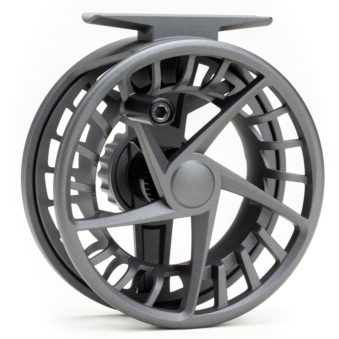 LAMSON | Liquid Combo 5wt. Fly Fishing Rod and Reel Pre Spooled | U.S. Made Fly line | Cordura Travel Tube & Padded Reel Case | Medium Fast Action 9 Foot 4-Piece