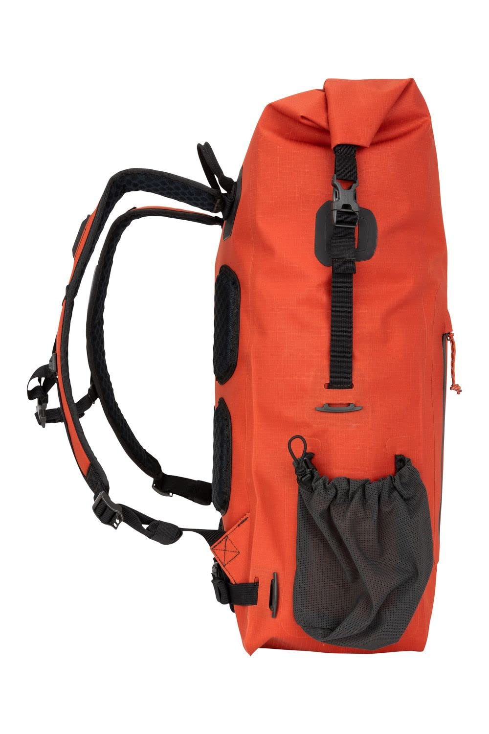 Simms Dry Creek Roll Top Backpack, Waterproof Bag, Simms Orange
