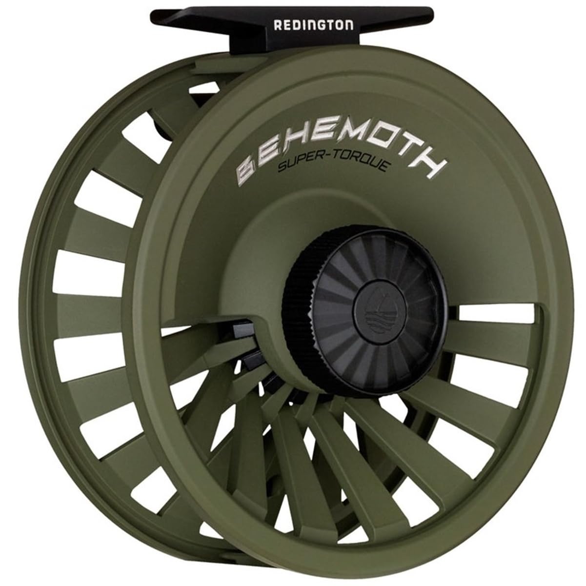 Redington Behemoth Fly Fishing Reel, Multipurpose Fly Reel for Freshwater and Saltwater, Large Arbor and Adjustable Drag, O.D. Green, 5/6