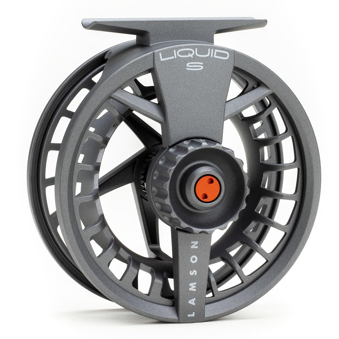 LAMSON | Liquid Combo 5wt. Fly Fishing Rod and Reel Pre Spooled | U.S. Made Fly line | Cordura Travel Tube & Padded Reel Case | Medium Fast Action 9 Foot 4-Piece