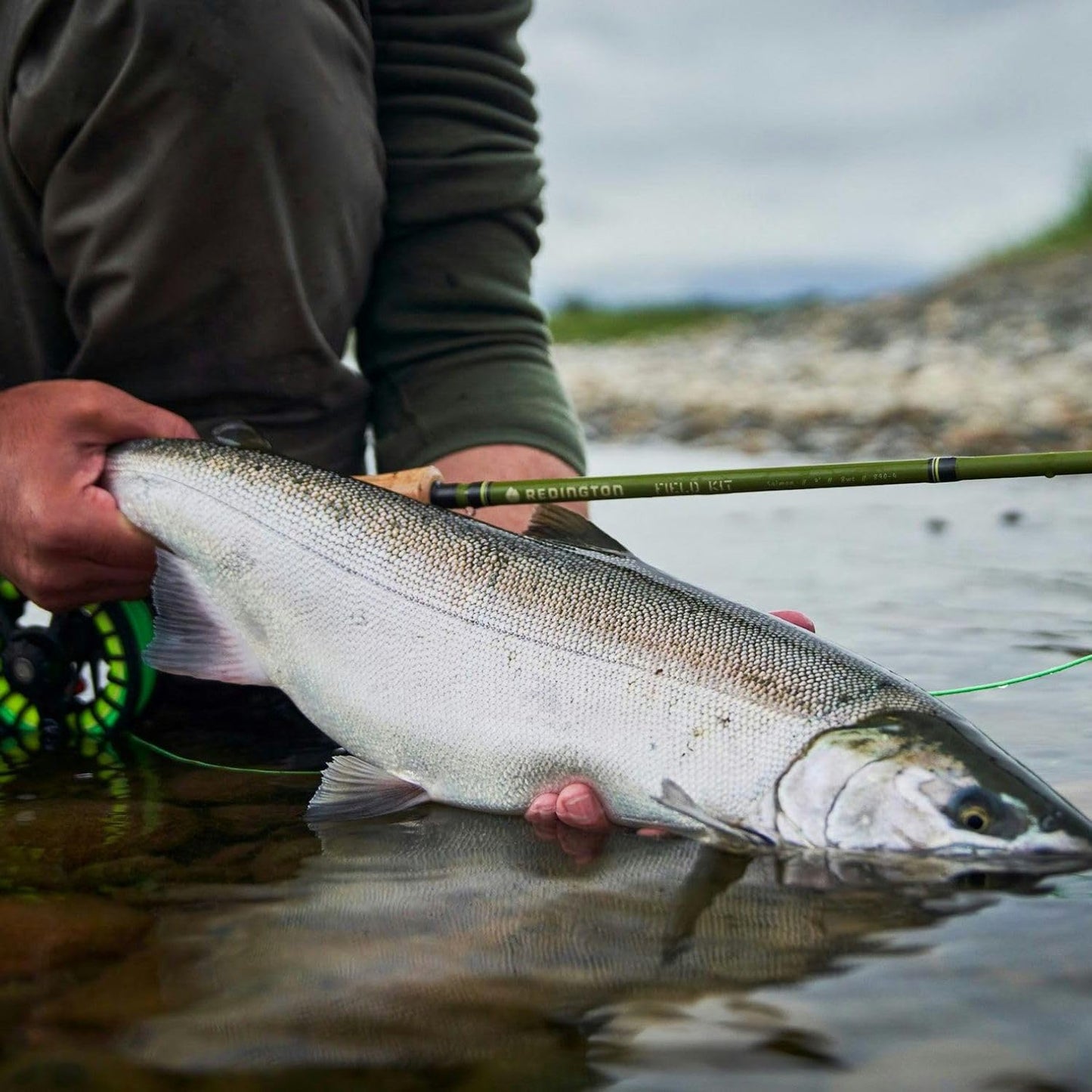 Redington Euro Nymph Fly Fishing Field Kit, 10' Medium Action Rod and Run Reel, Euro Nymph Fly Line, Carrying Case