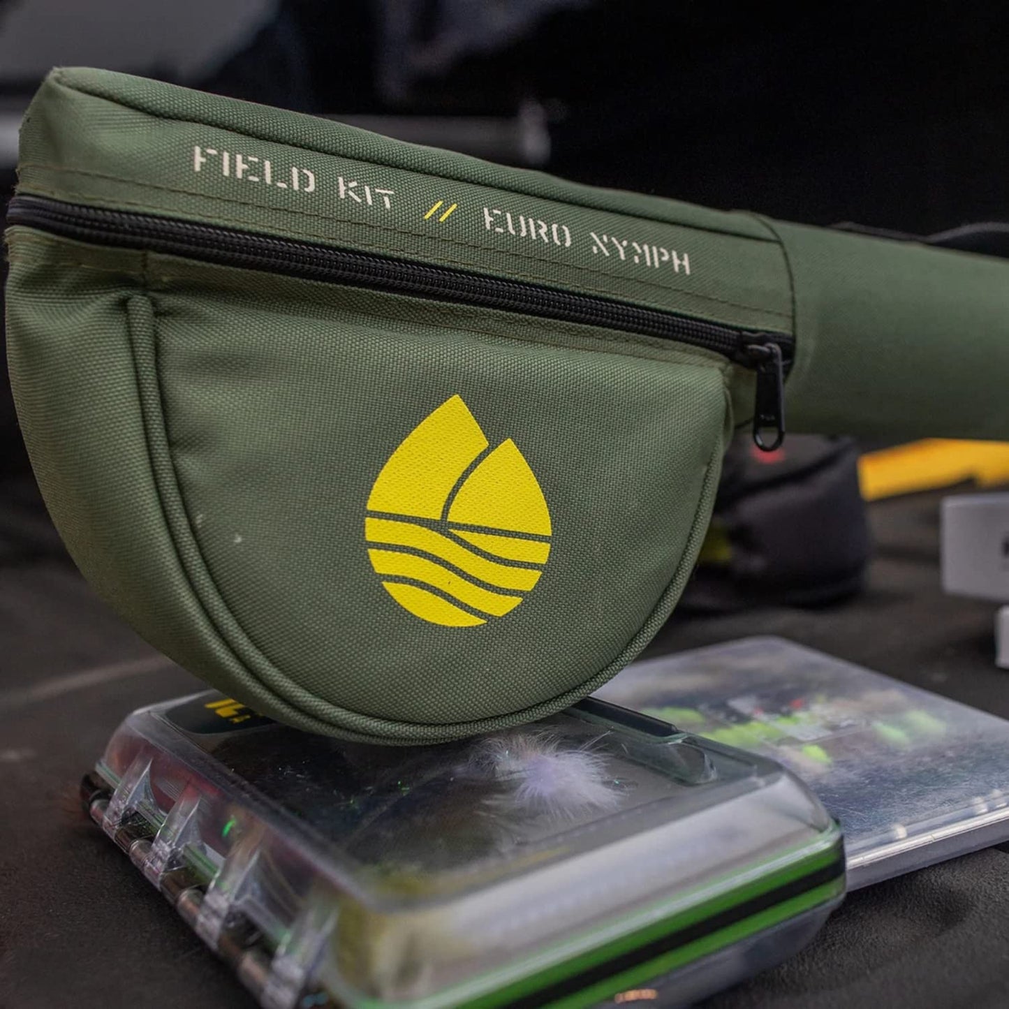 Redington Euro Nymph Fly Fishing Field Kit, 10' Medium Action Rod and Run Reel, Euro Nymph Fly Line, Carrying Case