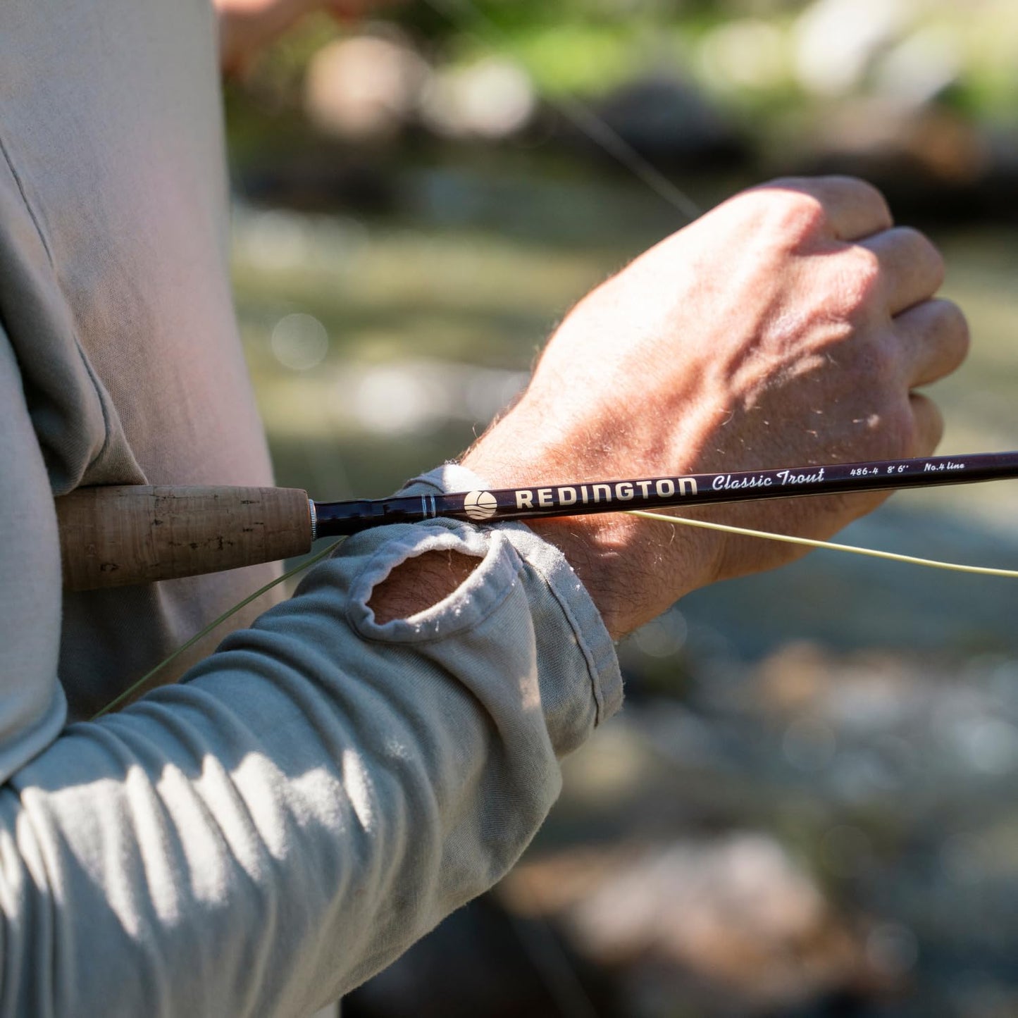 Redington Classic Trout Freshwater Fly Fishing Rod - Moderate Action 4-Piece Fly Rod - Case Included - 4WT 8'6"