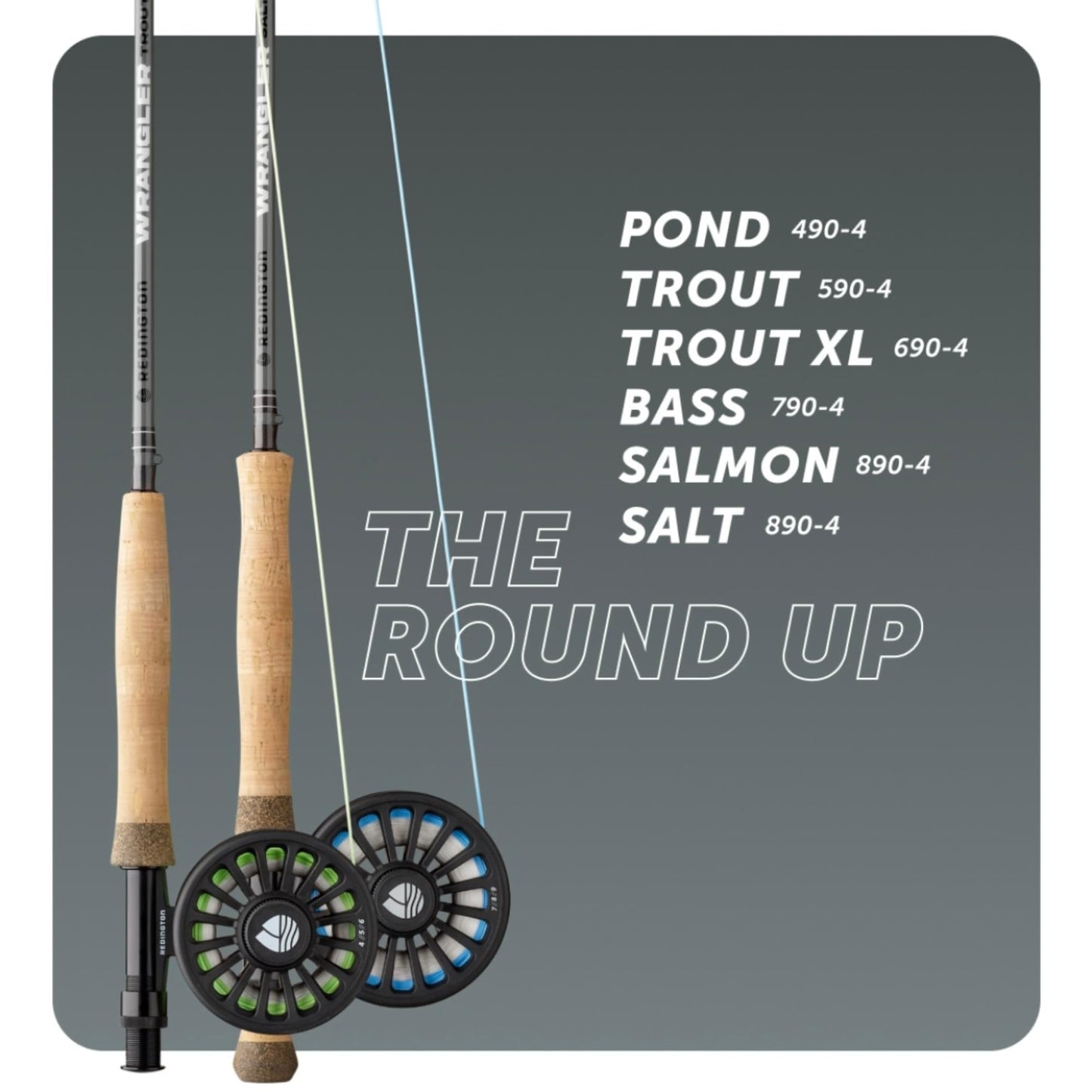Redington Wrangler Trout XL Fly Fishing Kit, 6 Weight 9 Foot Rod, Crosswater Reel, Fly Line, Leader, & Carrying Case