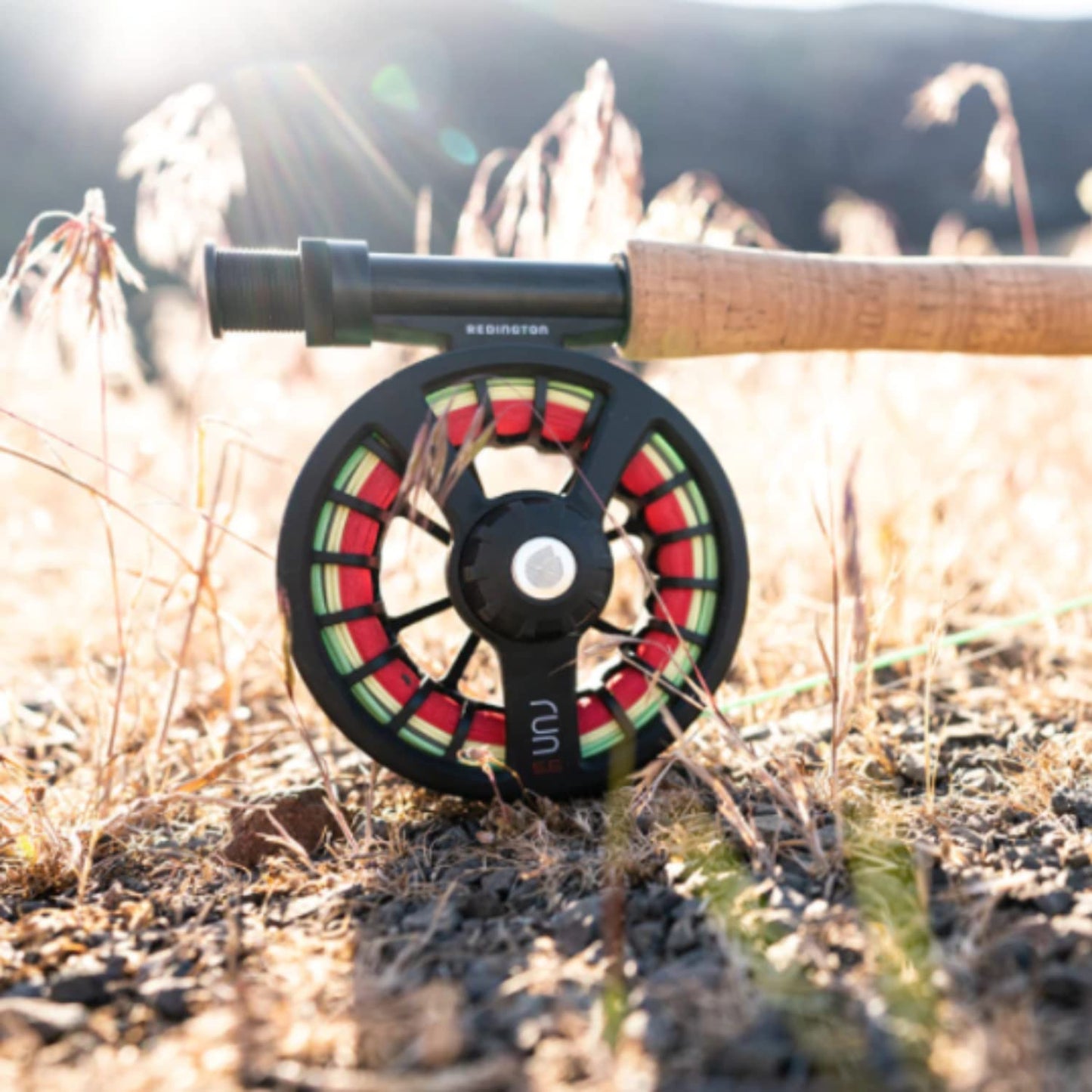 Redington Run Fly Reel, Lightweight Design for Trout, Freshwater Fishing, Carbon Fiber Drag System, Sand, 7/8 Weight