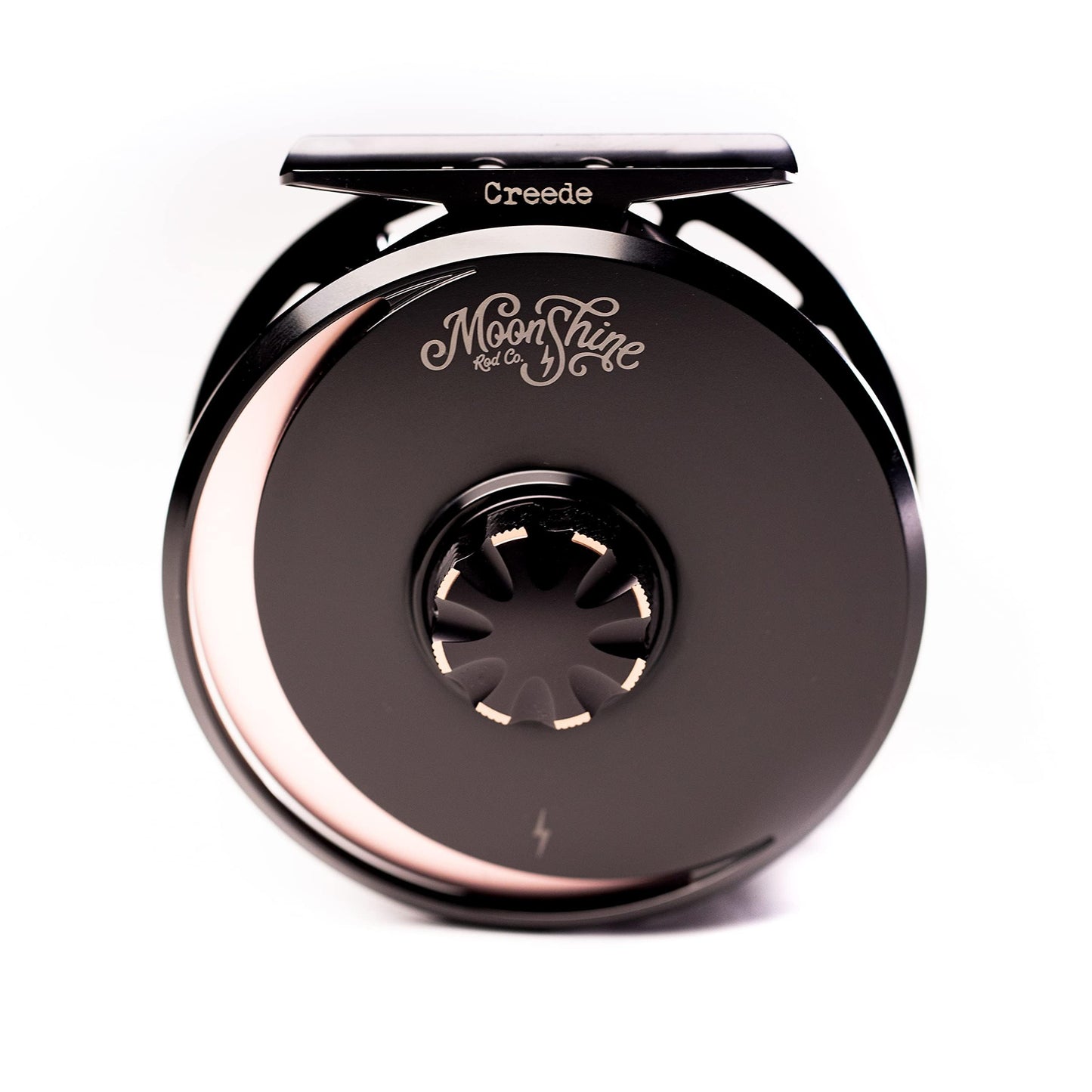 Moonshine Rod Company The Creede Fly Fishing Reel 5/6 Copper. Fully Machined Large Arbor with Sealed Carbon Disk Drag