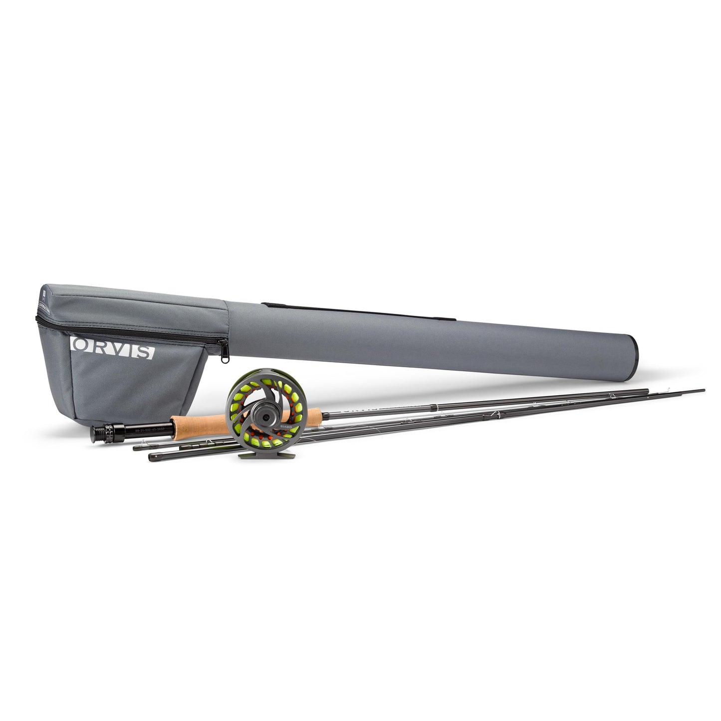 Orvis Clearwater Fly Rod Outfit - Fishing Rod and Reel Combo Starter Kit, Grey - 8 Line WTS., 9", 4 pc, Arbor Reel