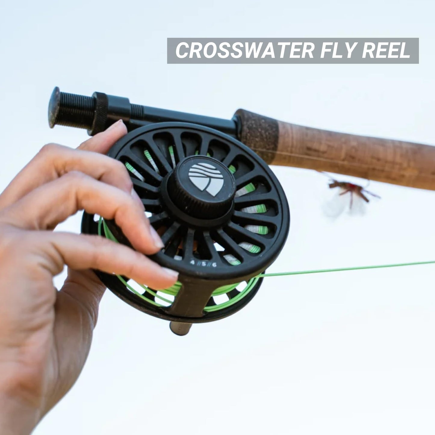 Redington Wrangler Trout XL Fly Fishing Kit, 6 Weight 9 Foot Rod, Crosswater Reel, Fly Line, Leader, & Carrying Case