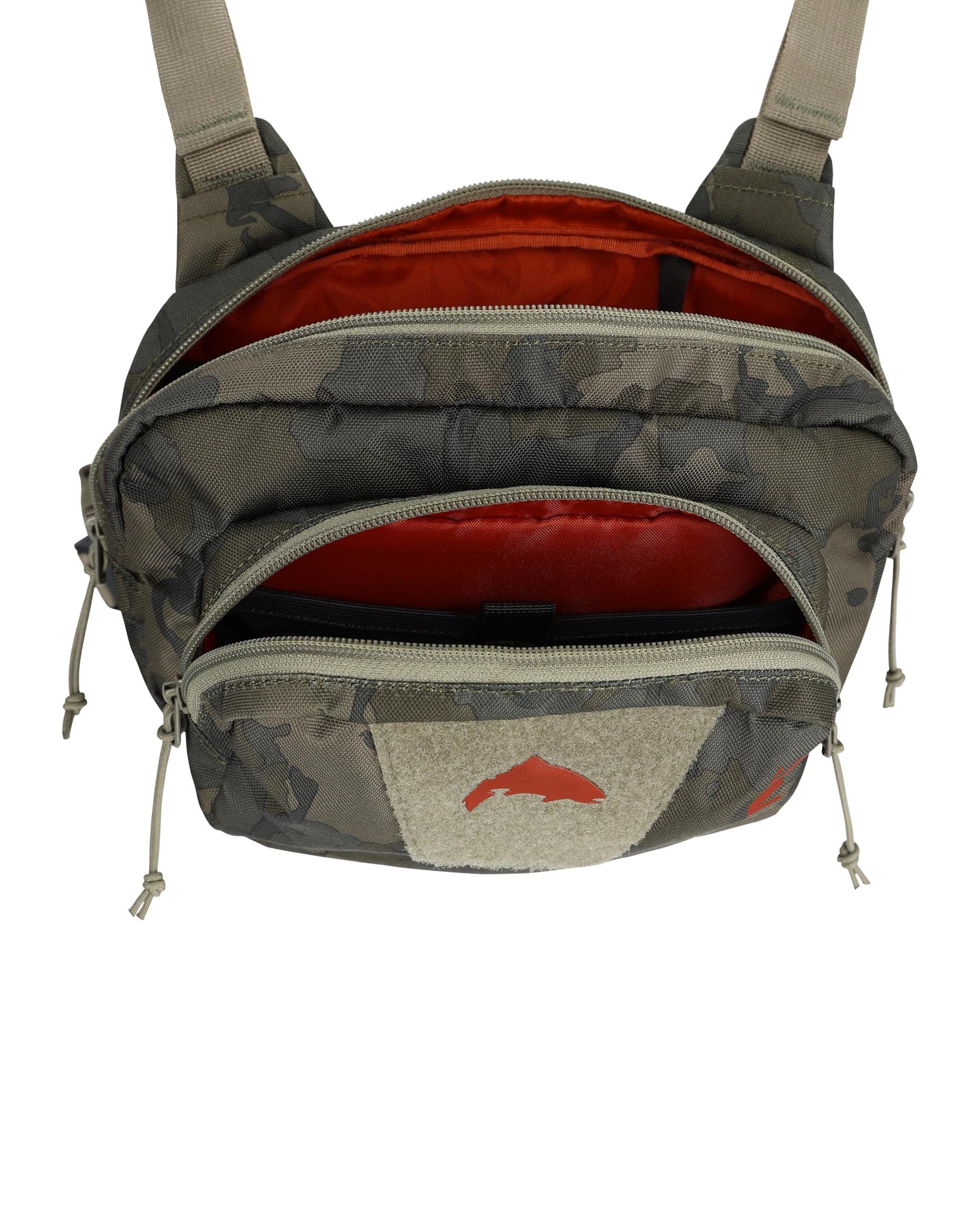 Simms Tributary Hybrid Chest Pack Regiment Camo Olive Drab Standard