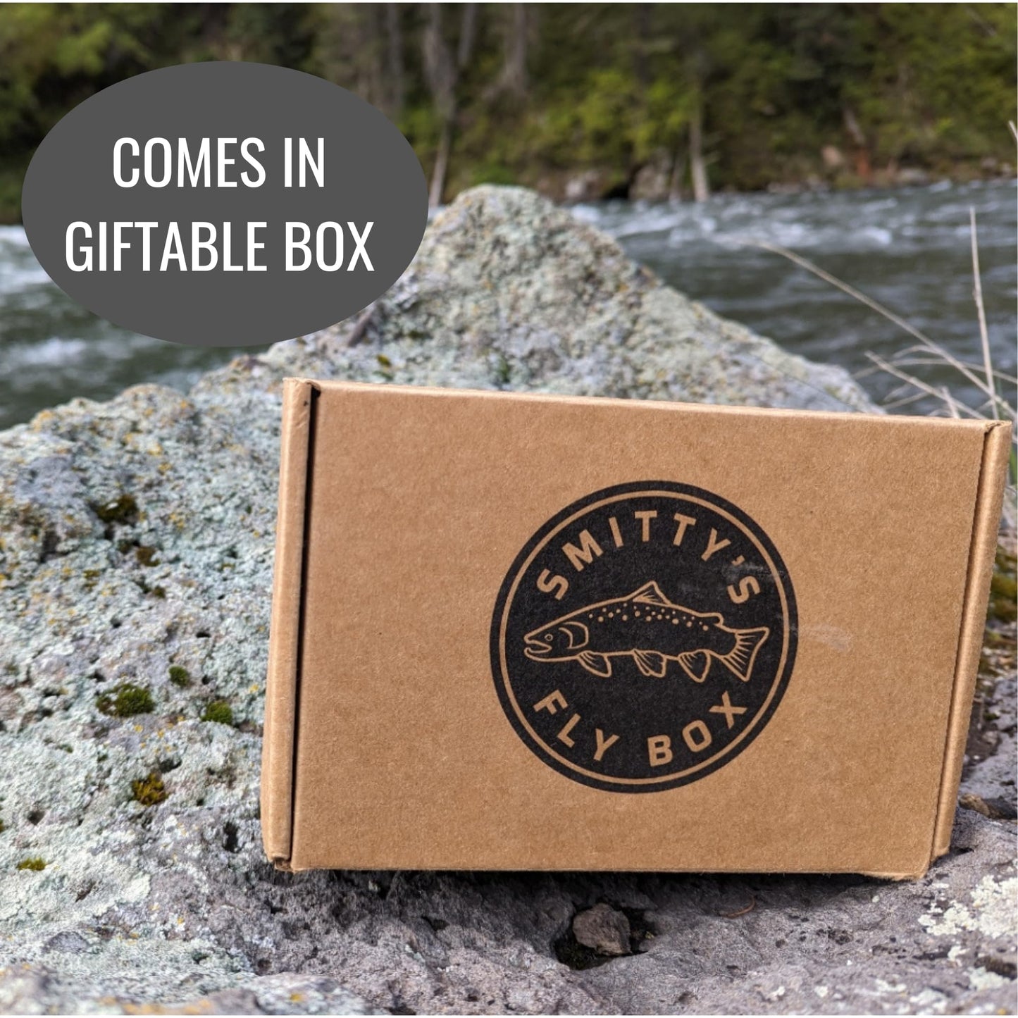 Smitty's Fly Box | Starter Box | 48 Essential Premium Hand Tied Trout Flies | Contains Dry Flies, Wet Flies, Nymphs, Streamers, Wooly Buggers, Terrestrials |