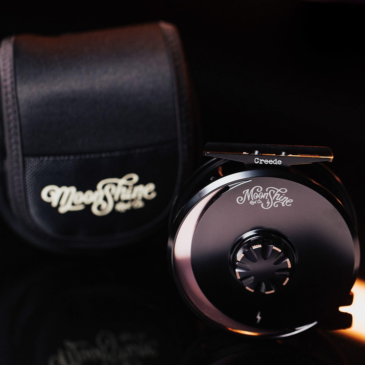 Moonshine Rod Company The Creede Fly Fishing Reel 5/6 Copper. Fully Machined Large Arbor with Sealed Carbon Disk Drag