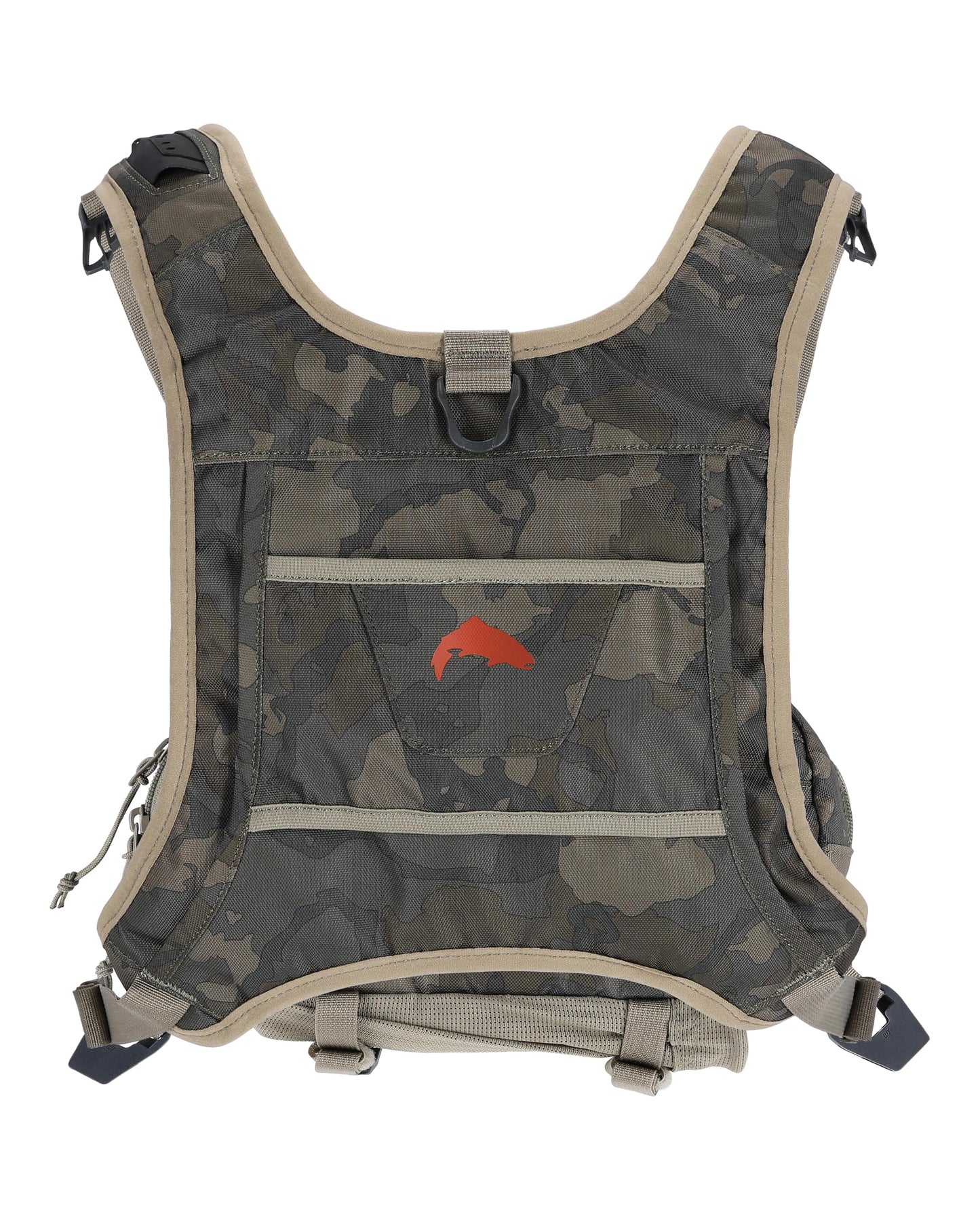 Simms Tributary Hybrid Chest Pack Regiment Camo Olive Drab Standard