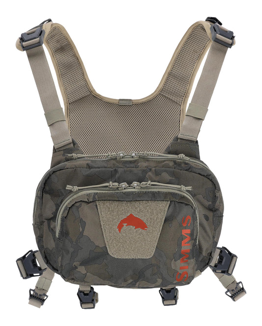 Simms Tributary Hybrid Chest Pack Regiment Camo Olive Drab Standard